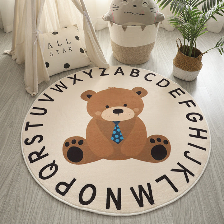Playful Dinosaur-Themed Area Rug