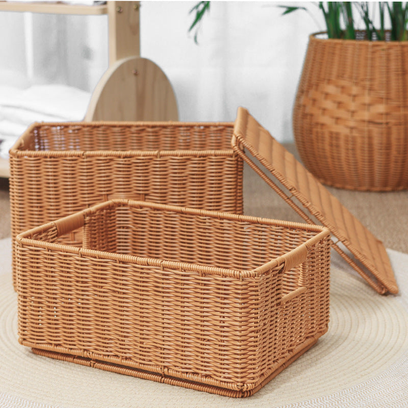 Rectangular Woven Storage Box Kalsten