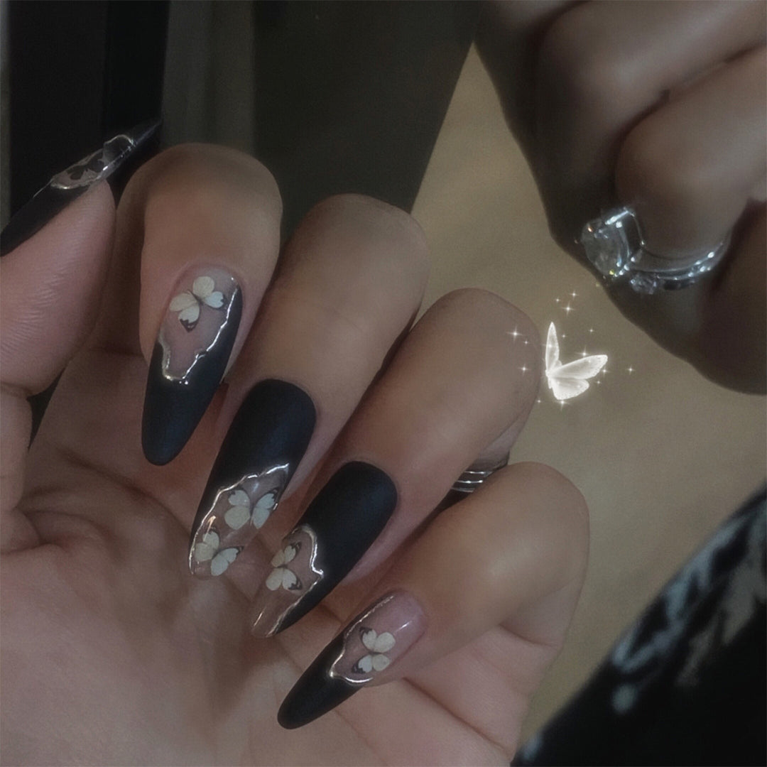 Exclusive artificial nails with floral designs Kalsten