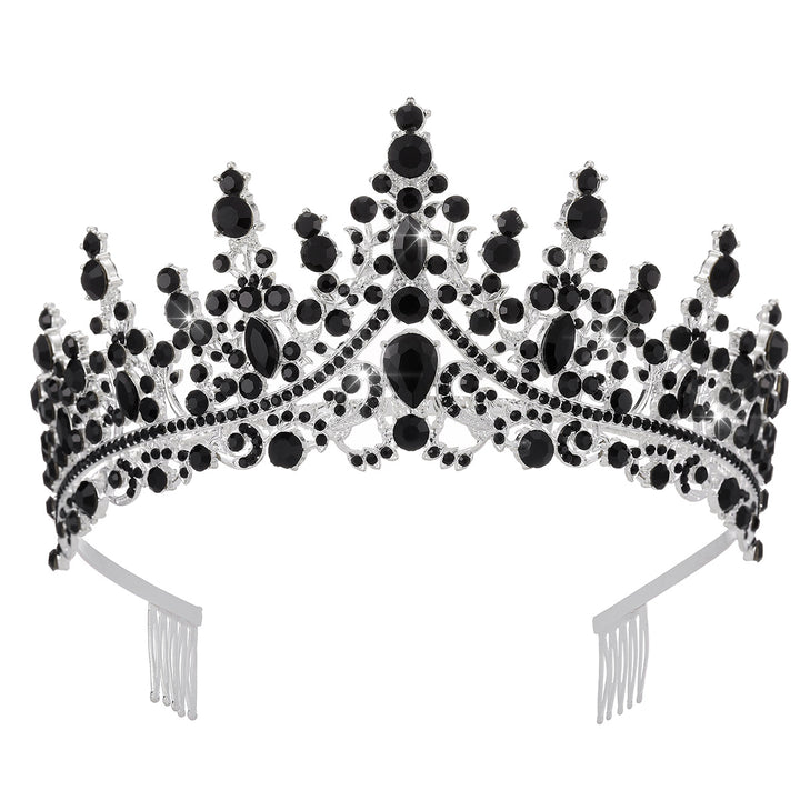 Ladies Rhinestone Tiara with Sparkling Gemstones Kalsten