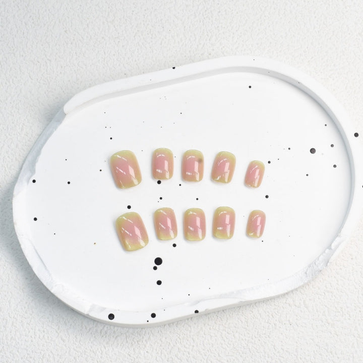 Artificial nails with elegant ombre design Kalsten