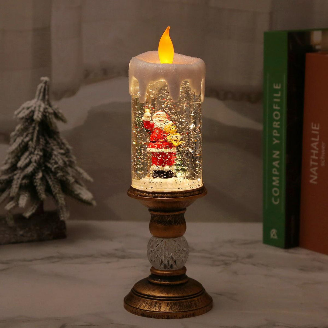 Christmas decoration lantern with snow globe Kalsten