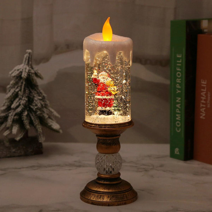 Christmas decoration lantern with snow globe Kalsten
