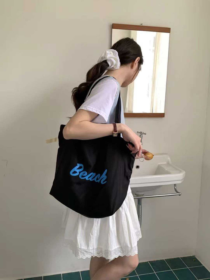 Cute Dog Embroidered Tote Bag Kalsten