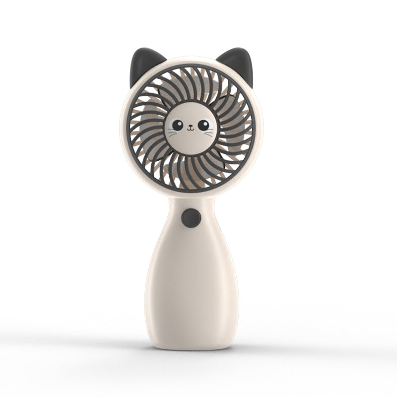 Ladies Portable Hand Fan in Cat Design Kalsten