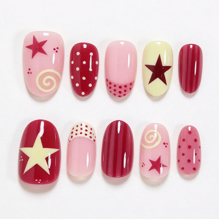 Creative Design Press-On Nail Art Kalsten