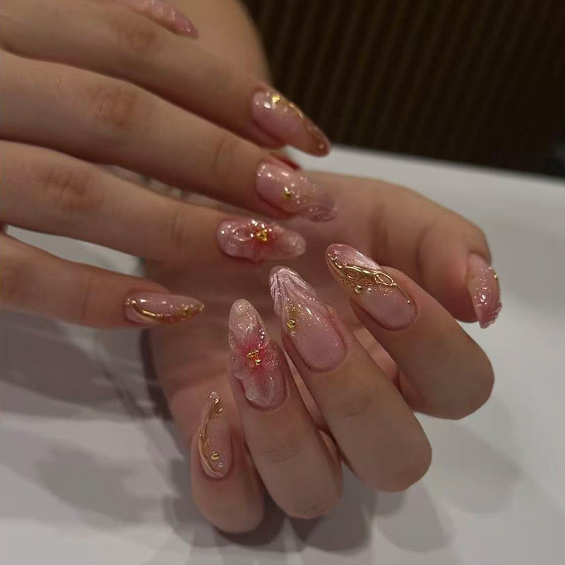 Floral Accent Nail Art Extensions Kalsten