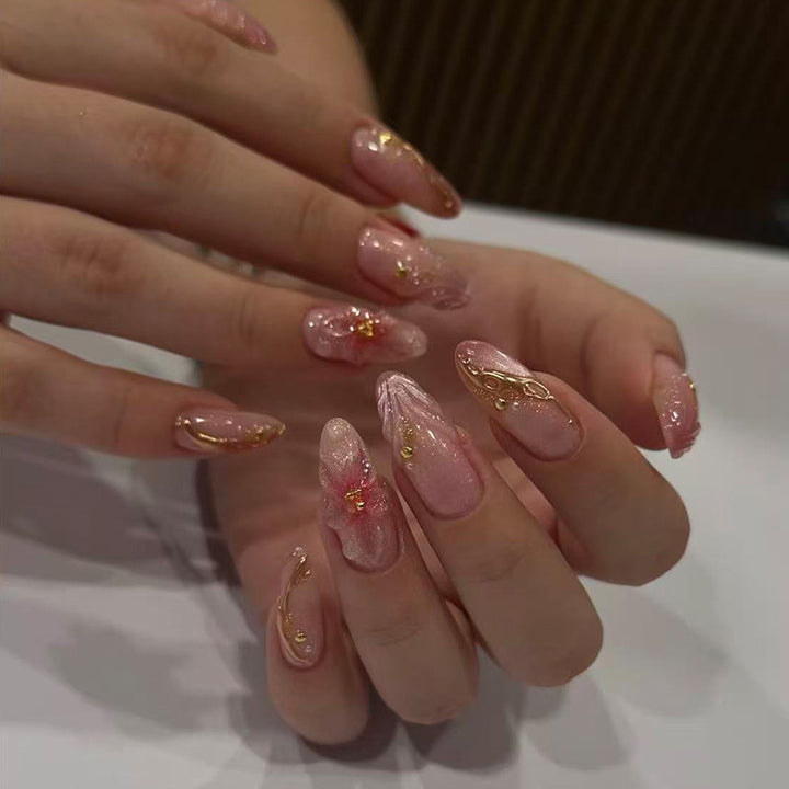 Floral Accent Nail Art Extensions Kalsten