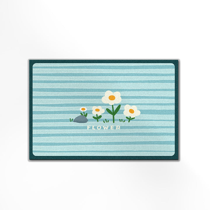 Playful Cartoon-Themed Bath Mat