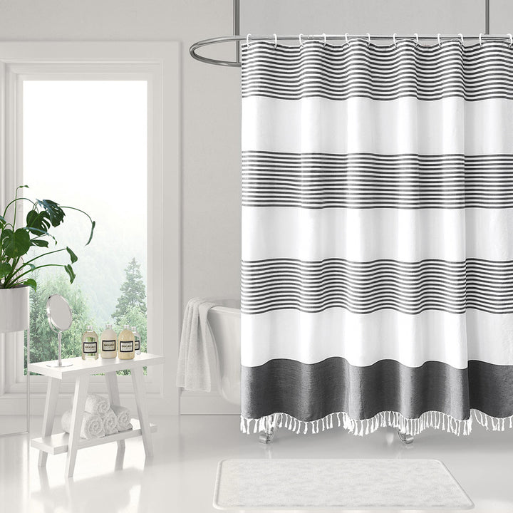 Modern Striped Shower Curtain Kalsten