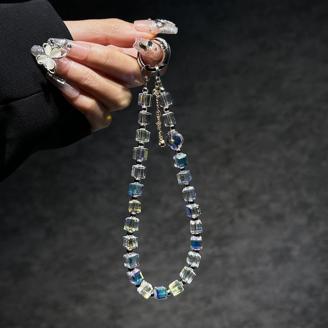 Decorative Crystal Bead Keychain Kalsten