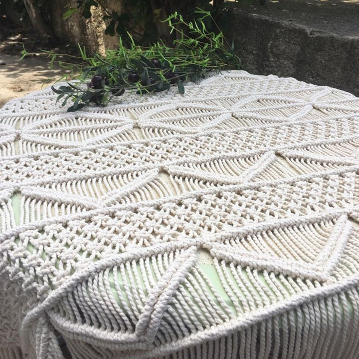 Bohemian Macrame Table Cover Kalsten