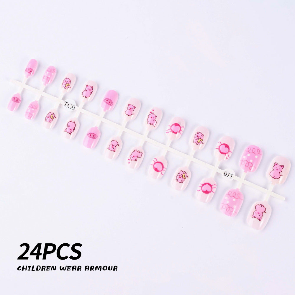 Children's Fun-Themed Press-On Nail Set Kalsten