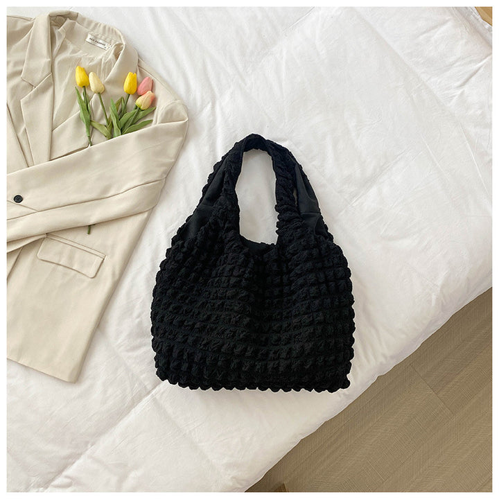 Textured Knit Handbag