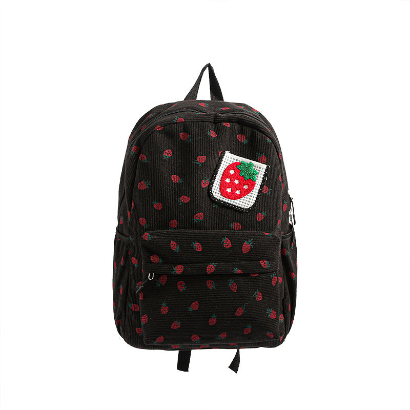 Backpack with Playful Strawberry Design Kalsten