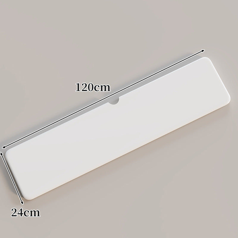 Ergonomic Solid Wood Keyboard Palm Rest with Cable Notch