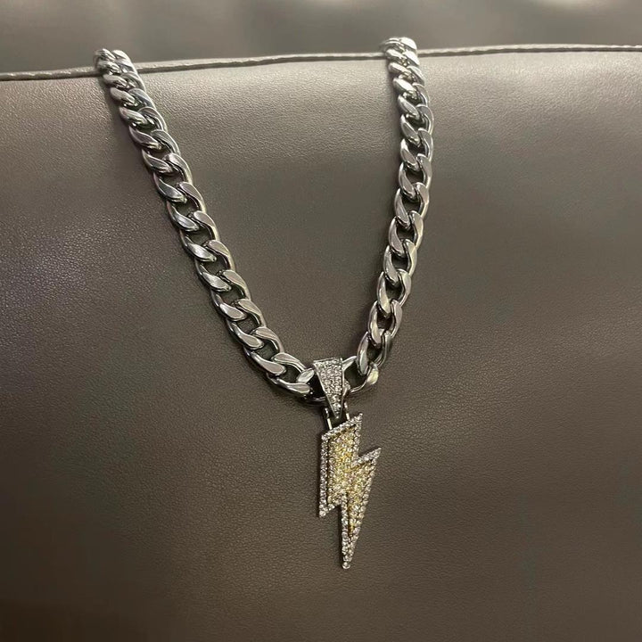 Lightning Bolt Pendant Necklace Kalsten