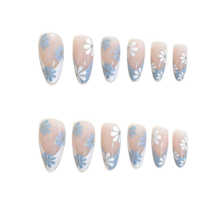 Floral Design Press-On Nail Set Kalsten