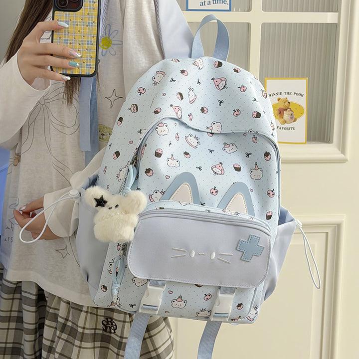 Cartoon-Themed Cat Ears Backpack Kalsten