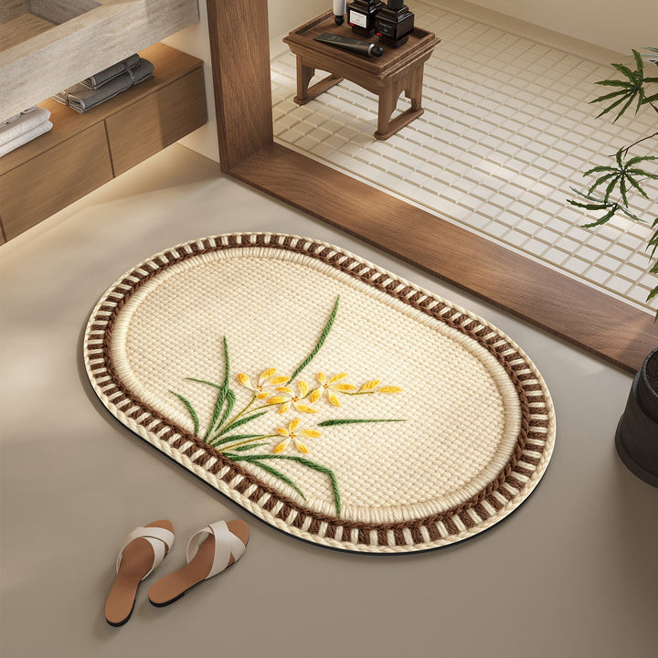 Decorative Bath Mat Kalsten
