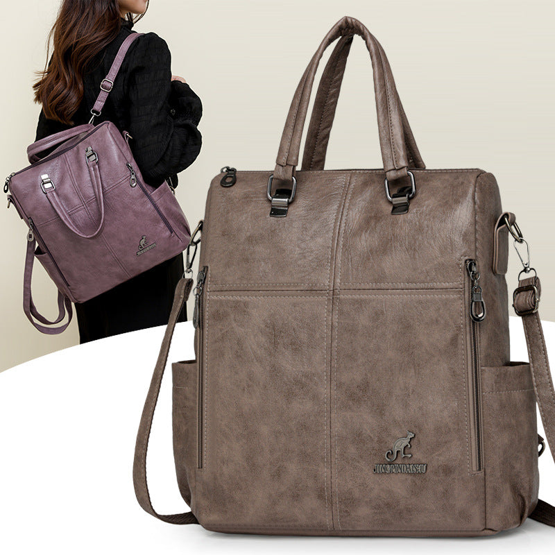 Multi-Functional Faux Leather Handbag Kalsten