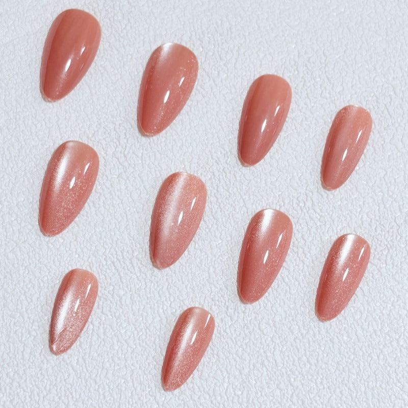 Luxurious artificial nails with glitter effect Kalsten