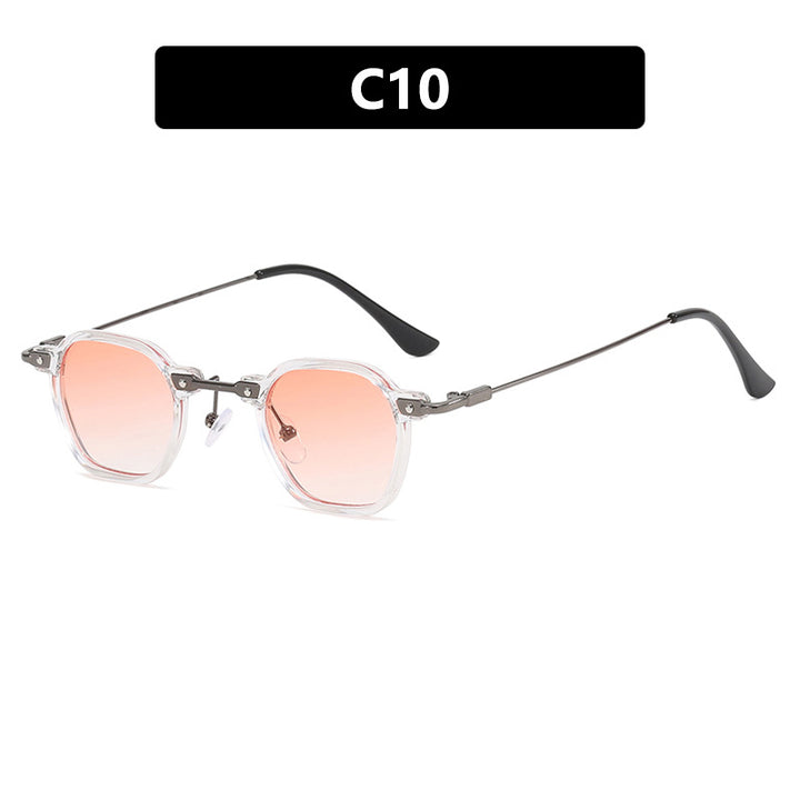 Ladies stylish sunglasses with unique hexagonal shape and sturdy frame Kalsten