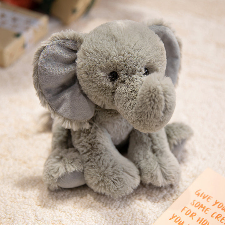 Premium Plush Lamb Comforter Stuffed Toy with Soft Faux-Fur and Embroidered Features Kalsten