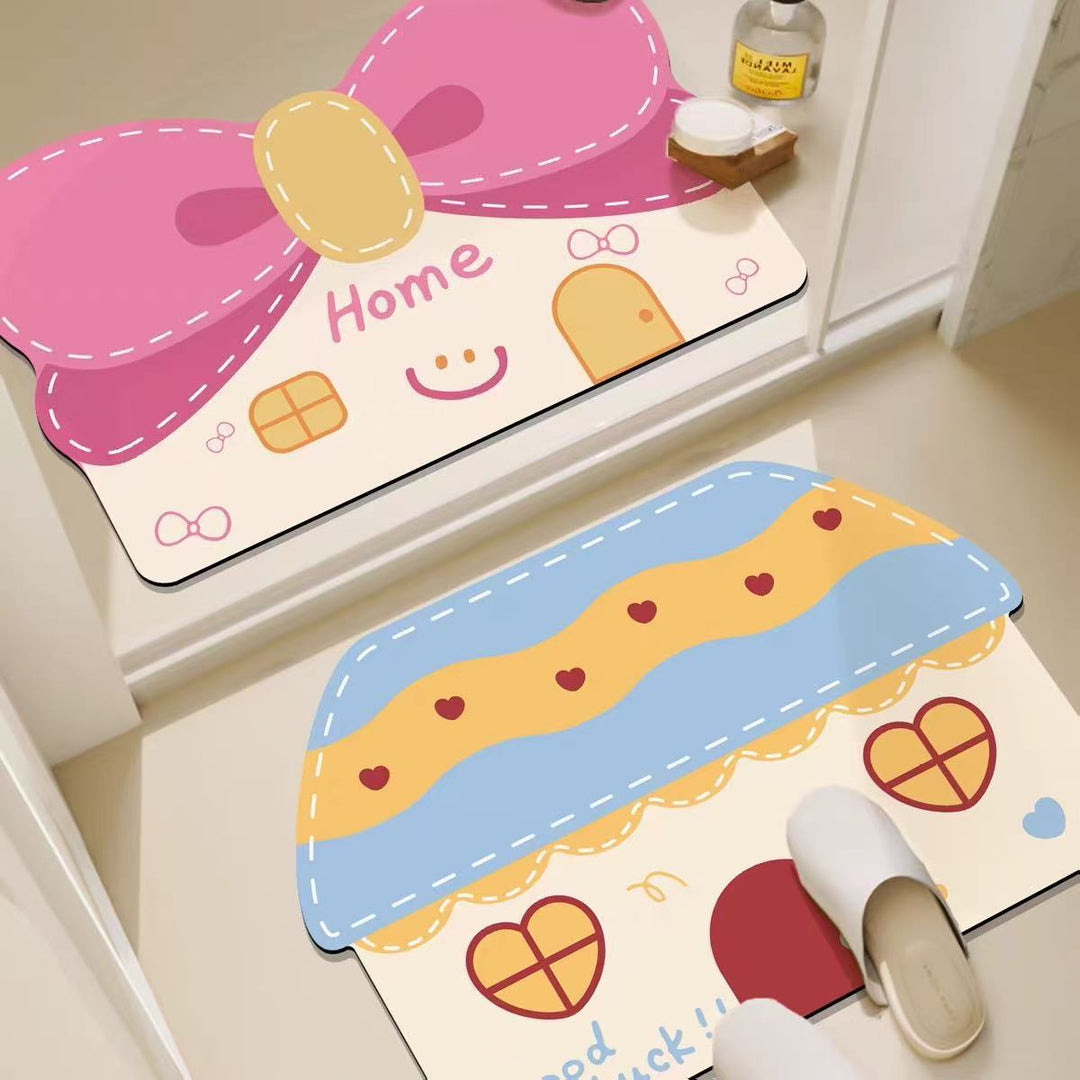 Fun Hamburger-Themed Bath Mat Kalsten