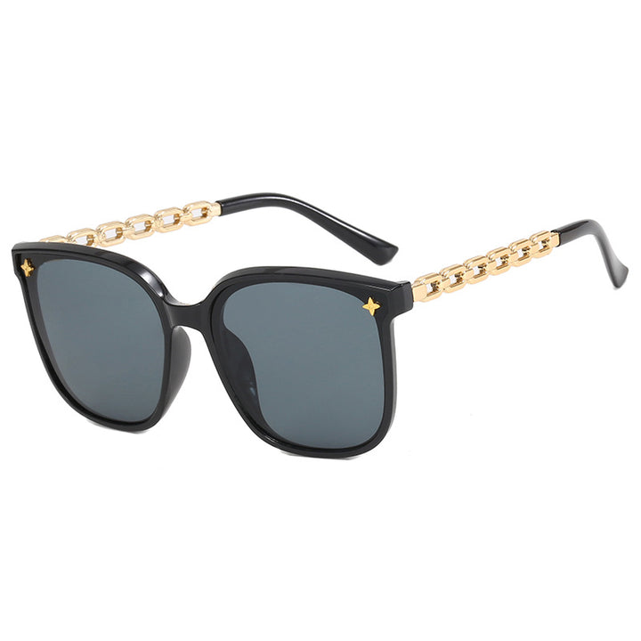 Women's fashionable sunglasses with trendy chain frame Kalsten