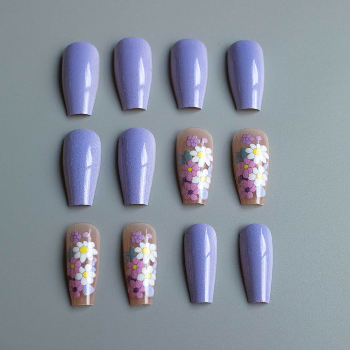 Floral Acrylic Nail Art Kit