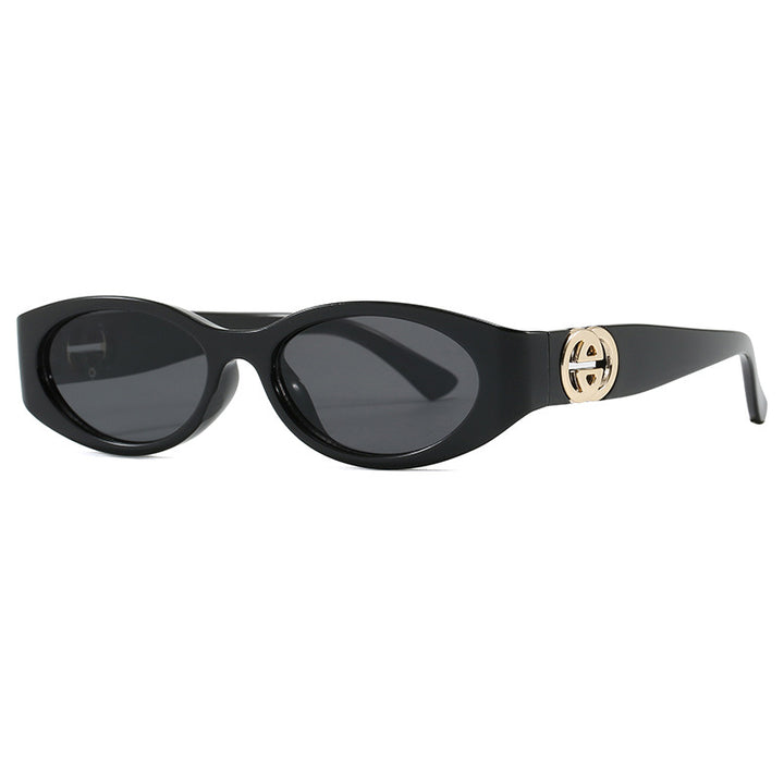Women's fashionable cat-eye sunglasses with protective UV filter and luxurious accents Kalsten