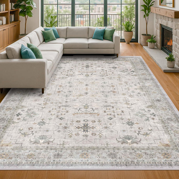 Flower Pattern Rug