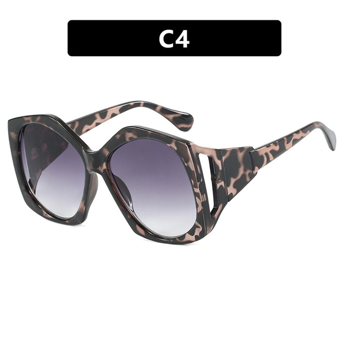 Women oversized sunglasses with futuristic design Kalsten