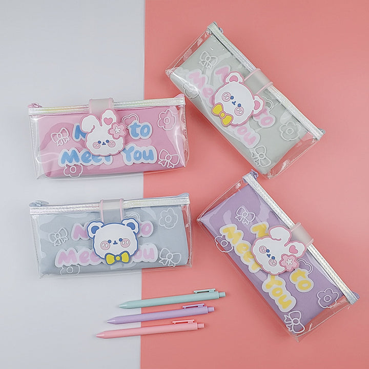 Stylish Transparent Pencil Case