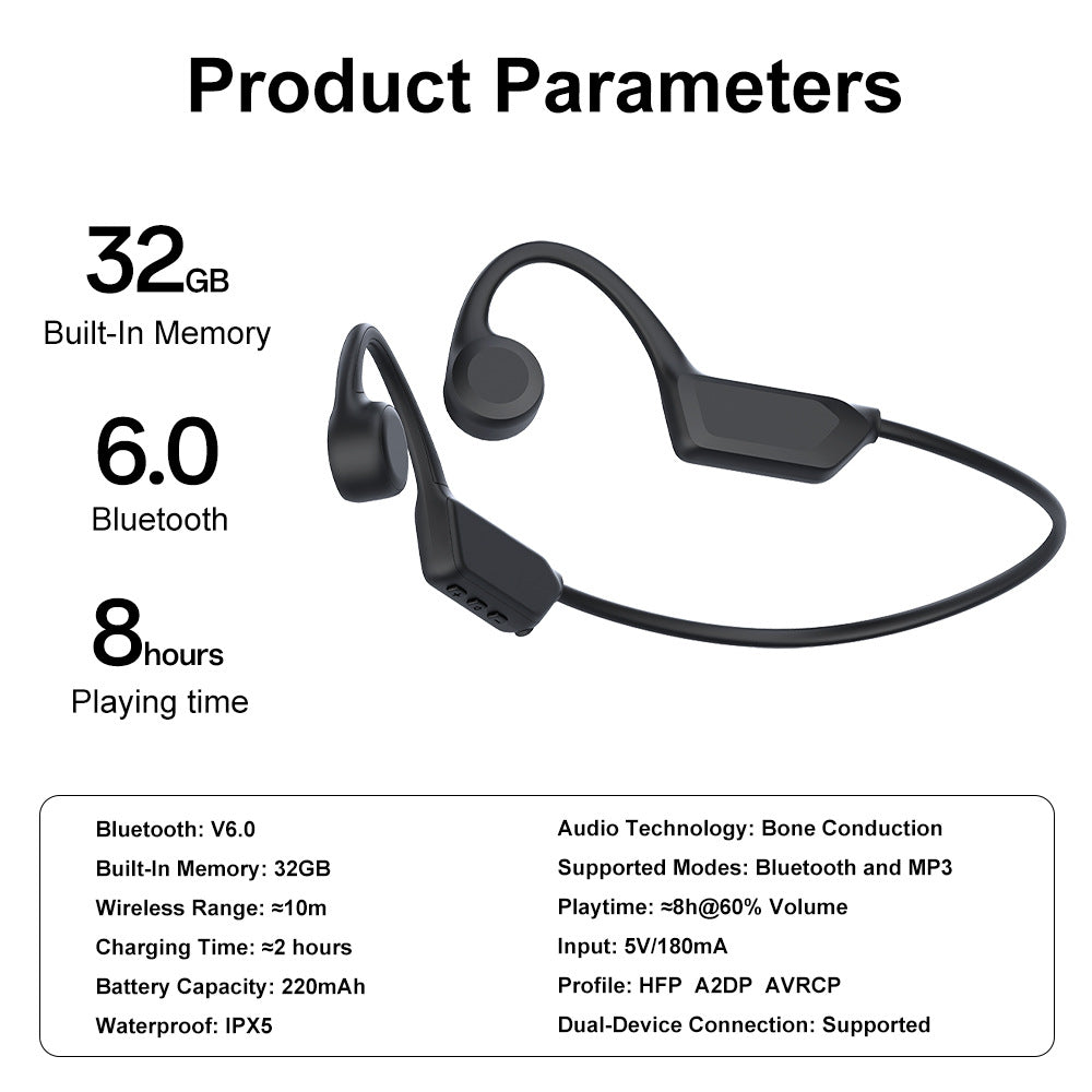 Bone Conduction Wireless Earphones Kalsten