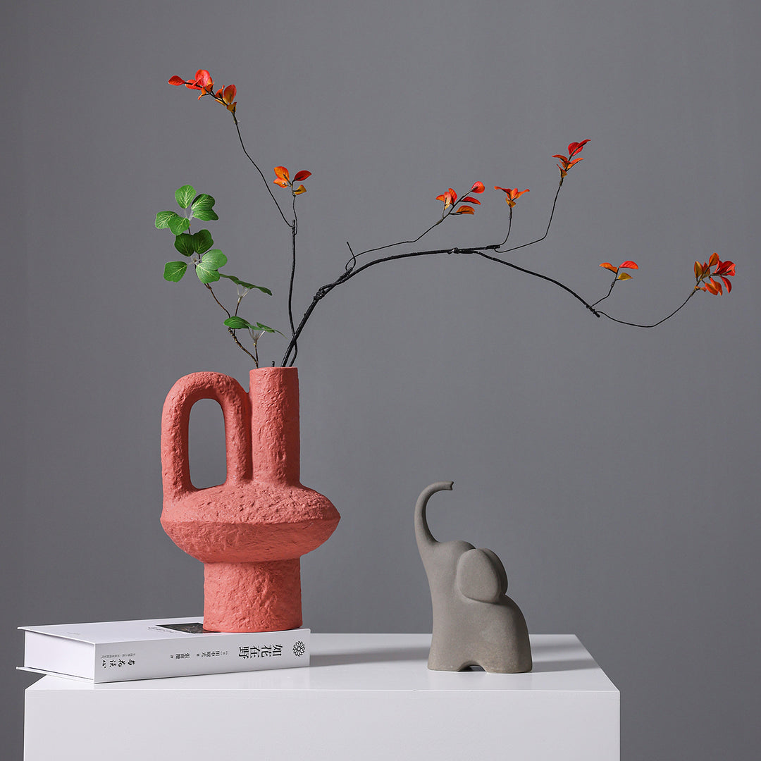 Artistic Stoneware Decorative Vase