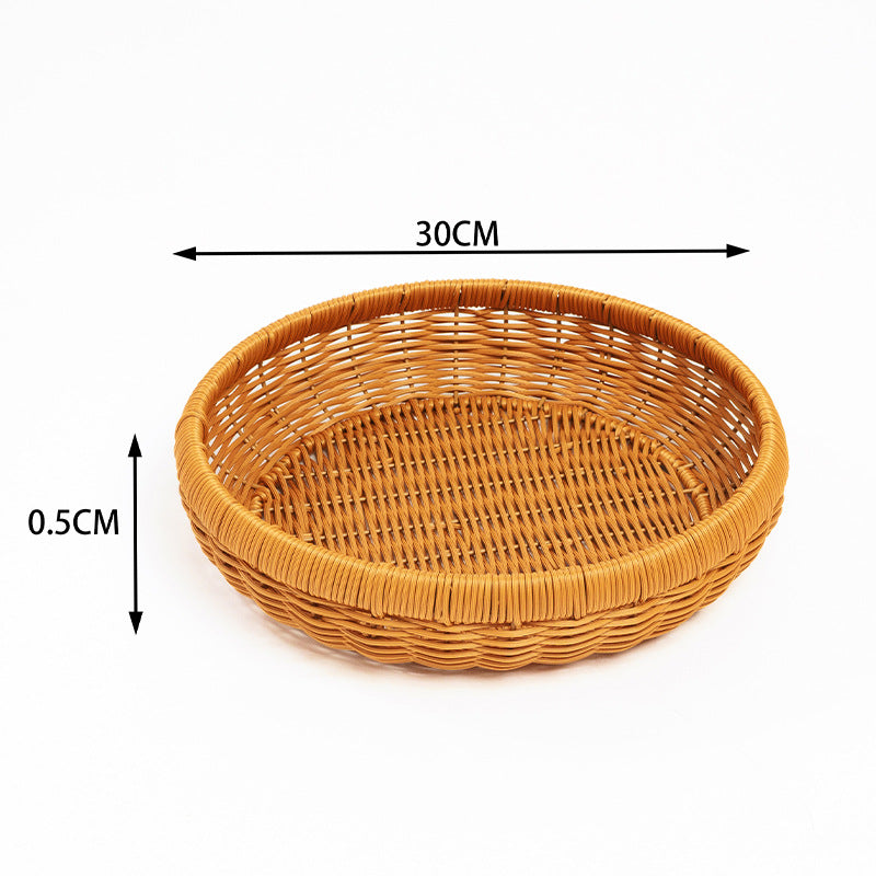 Handwoven Decorative Serving Tray Kalsten
