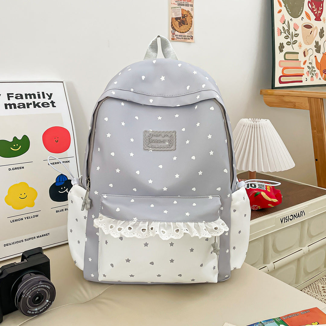 Playful Star-Patterned Backpack Kalsten