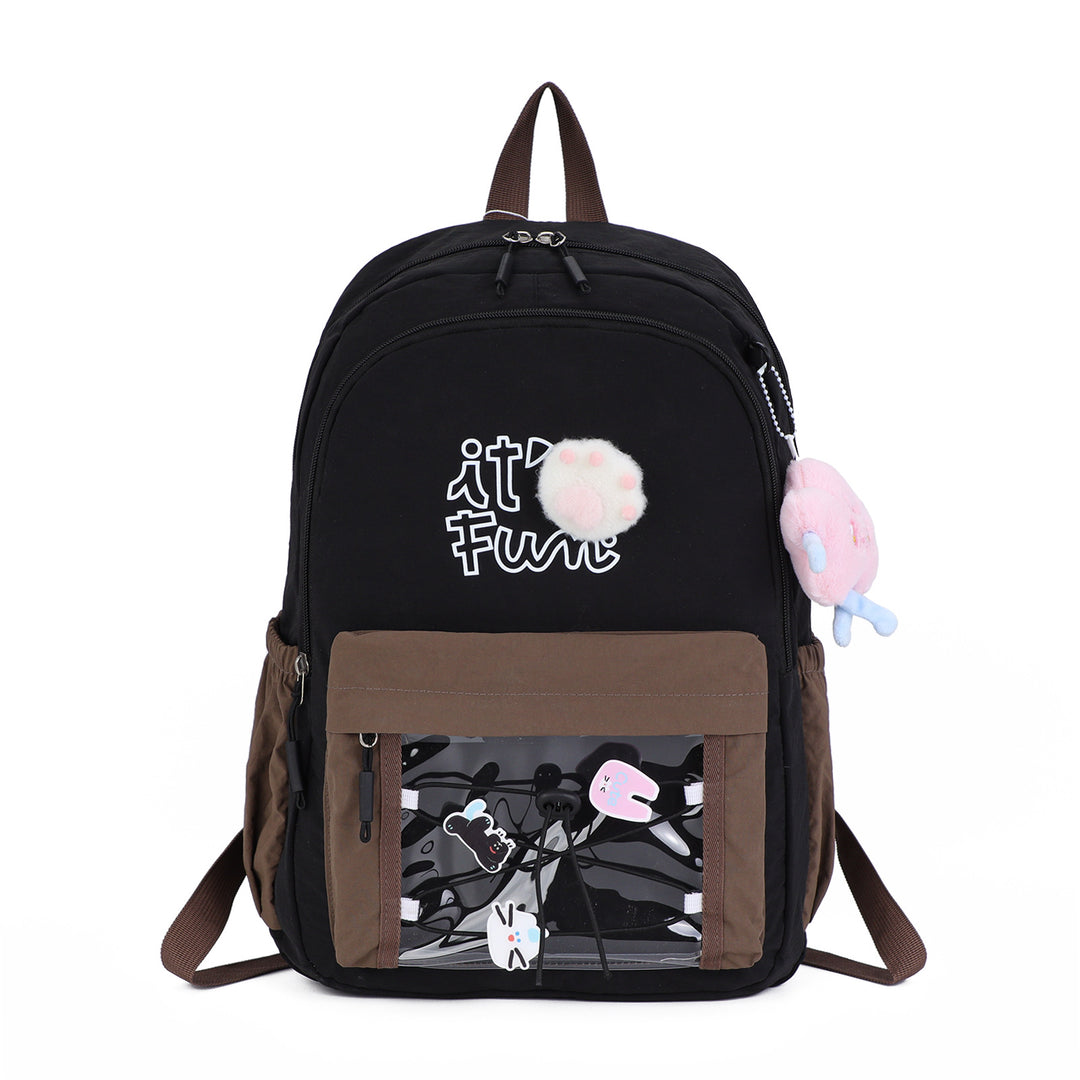 Backpacks with Transparent Front Pockets From Kalsten