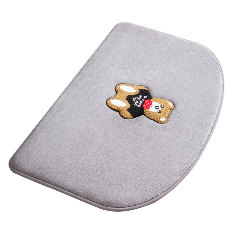 Cute Teddy Bear Plush Bath Mat Kalsten