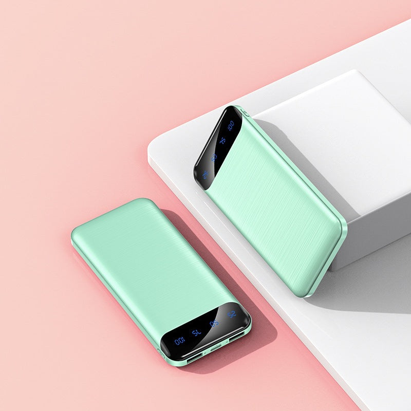 Portable power bank with digital display and multiple connections Kalsten