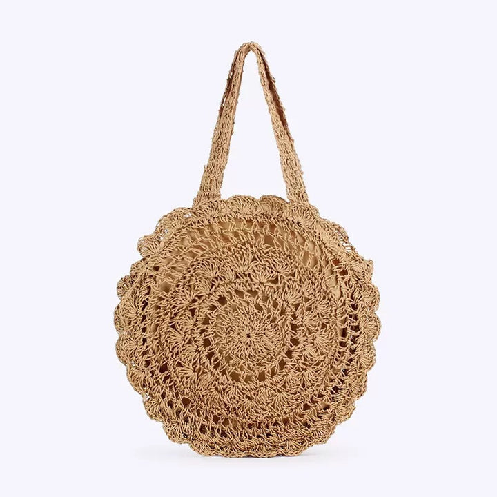 Round crocheted tote bag Kalsten
