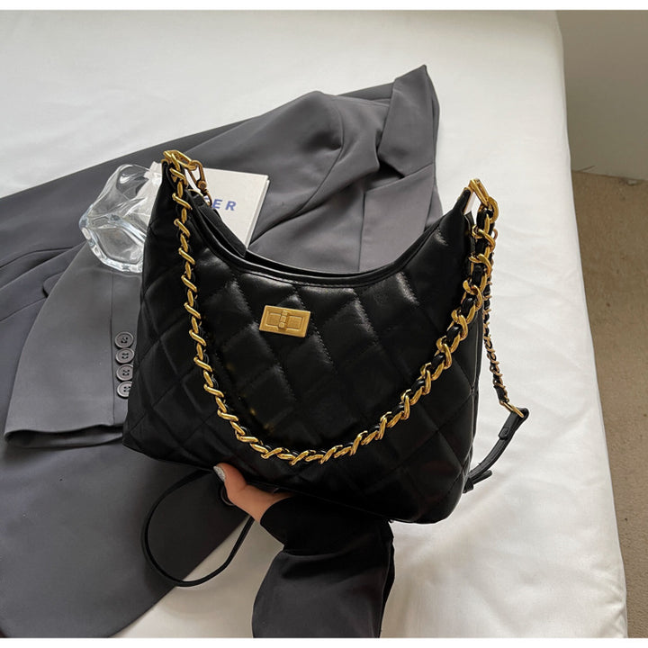 Elegant Quilted Shoulder Bag Kalsten