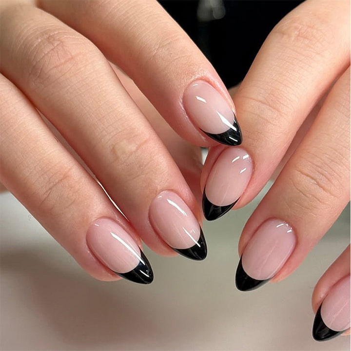 Elegant Pointed Press-On Nail Art Set Kalsten