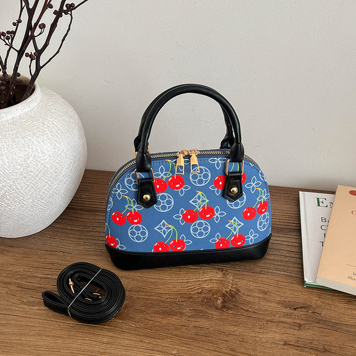 WoEmbroidered Cherry Pattern Handbag Kalsten