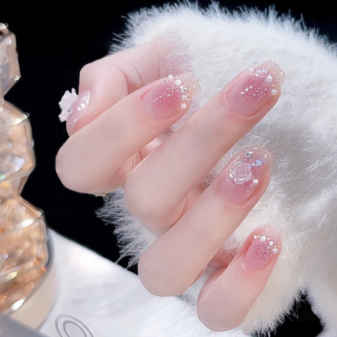 Artificial Art Nails with Moon and Star Design Kalsten