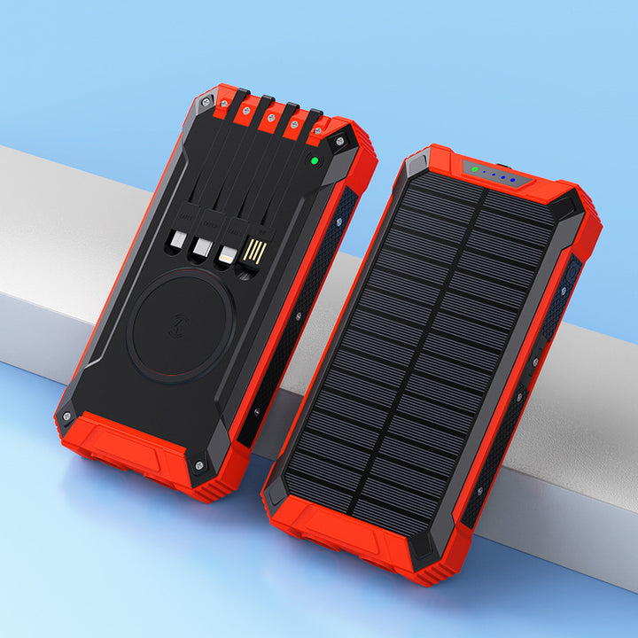 Power bank with solar-powered quick charger Kalsten