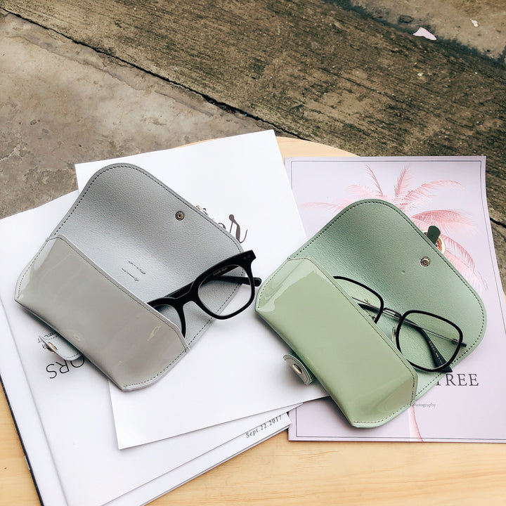 Stylish Patent Leather Eyeglasses Case Kalsten