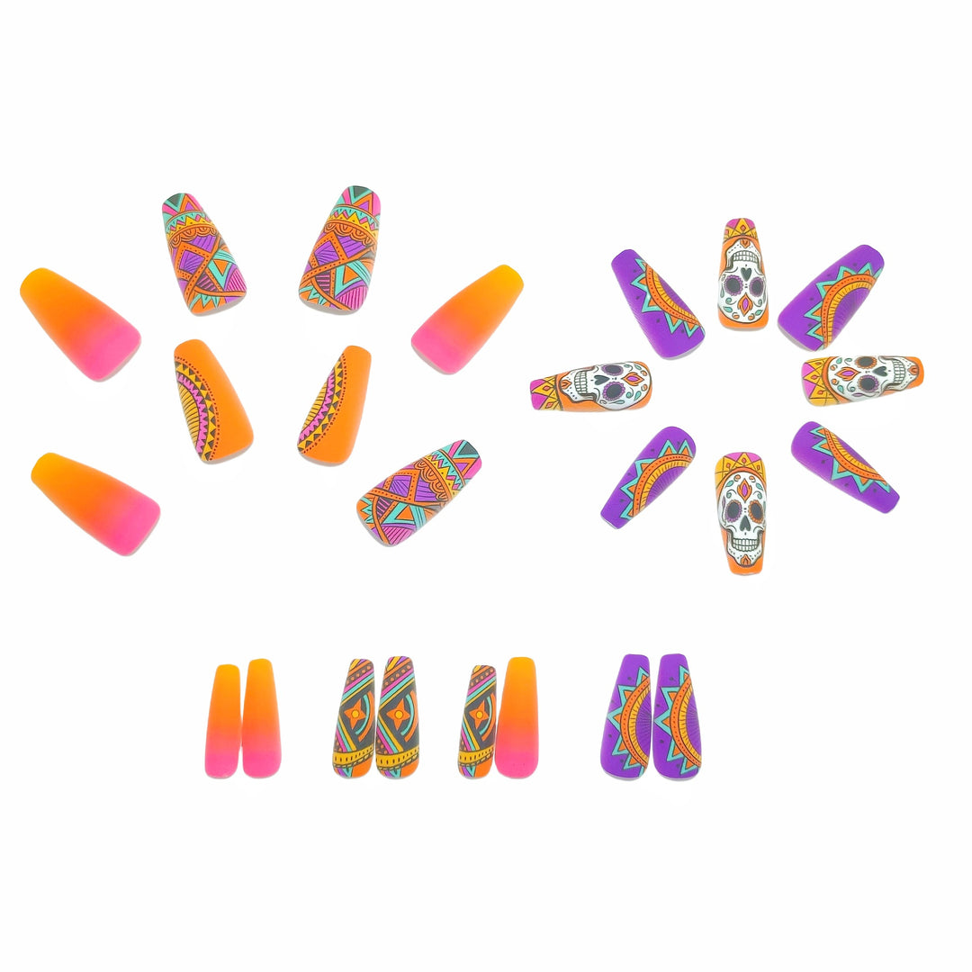 Art Nails In Creative Skull Design Kalsten